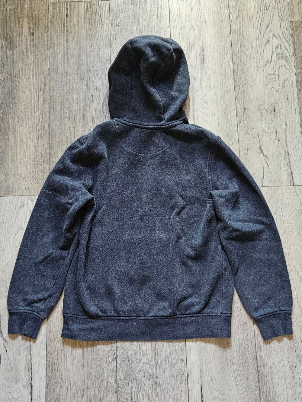 Lacoste Sport Charcoal Grey Fleece Pullover Hoodie Zipper Pockets Sz US Small - Picture 2 of 7